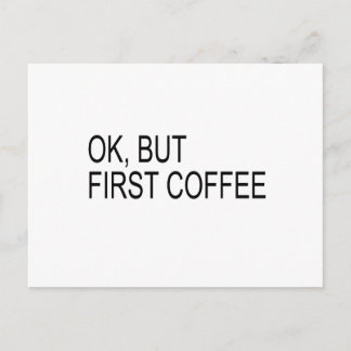 coffee postcard