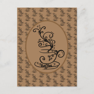 coffee  postcard