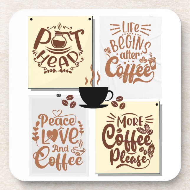 Coffee Posters Coaster (Front)