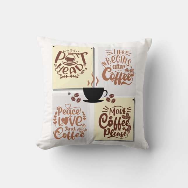 Coffee Posters Cushion (Front)