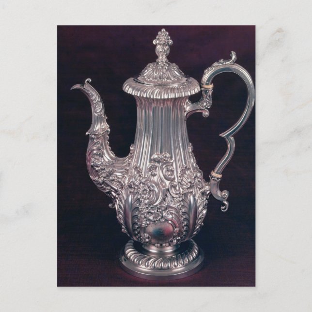 Coffee-pot by John Watson, Sheffield, 1818 Postcard (Front)