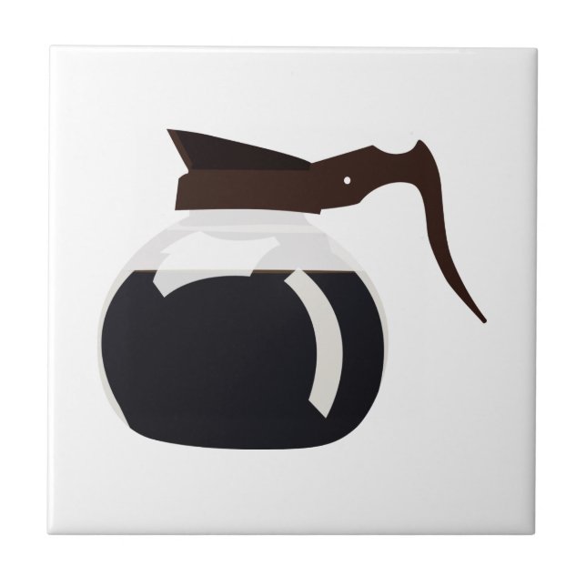 Coffee Pot Ceramic Tile (Front)