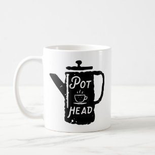 Coffee Pot Head - Coffee Funny Coffee Combo Mug