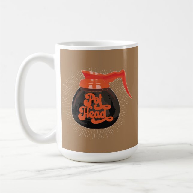 (Coffee) Pot Head Coffee Mug (Left)