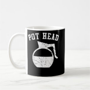 Coffee Pot Head  Coffee Mug