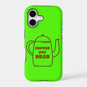 COFFEE POT HEAD funny coffee pun gift idea
