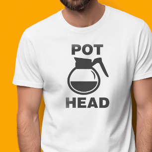 Coffee Pot Head - simple drawing T-Shirt