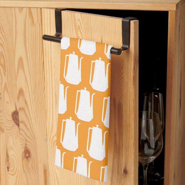 Coffee Pot Repeat Shower Gift    Tea Towel (Thirds Fold)