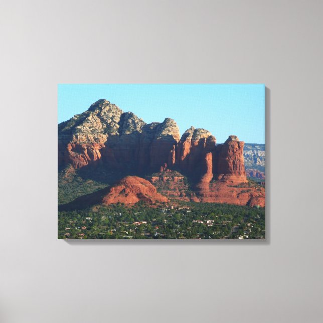 Coffee Pot Rock I in Sedona Arizona Canvas Print (Front)