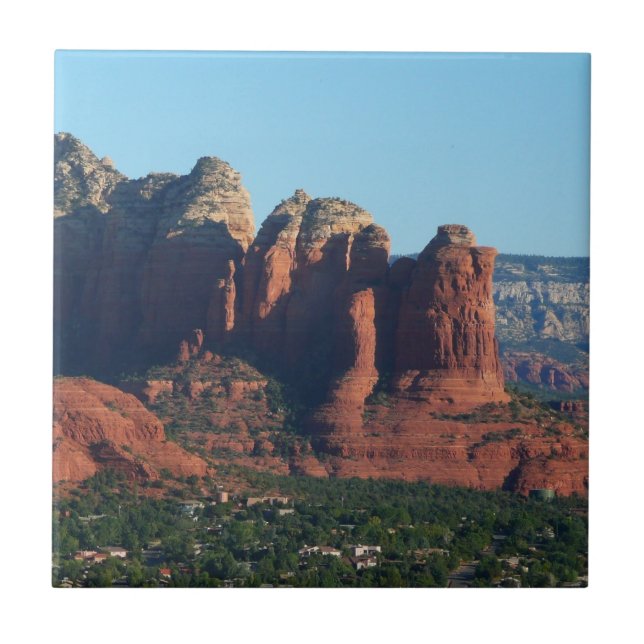 Coffee Pot Rock I in Sedona Arizona Ceramic Tile (Front)