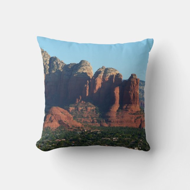 Coffee Pot Rock I in Sedona Arizona Cushion (Front)