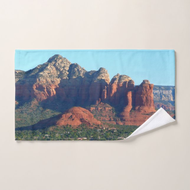 Coffee Pot Rock I in Sedona Arizona Hand Towel (Hand Towel)