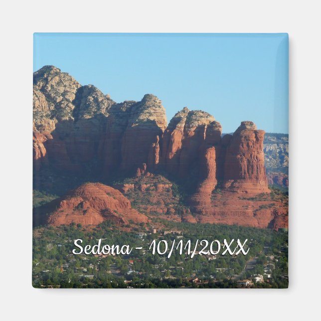 Coffee Pot Rock I in Sedona Arizona Magnet (Front)