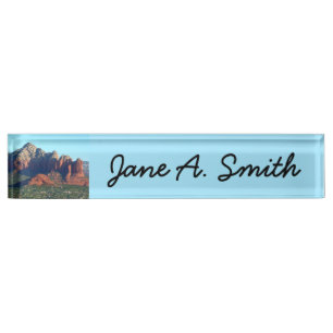 Coffee Pot Rock I in Sedona Arizona Nameplate