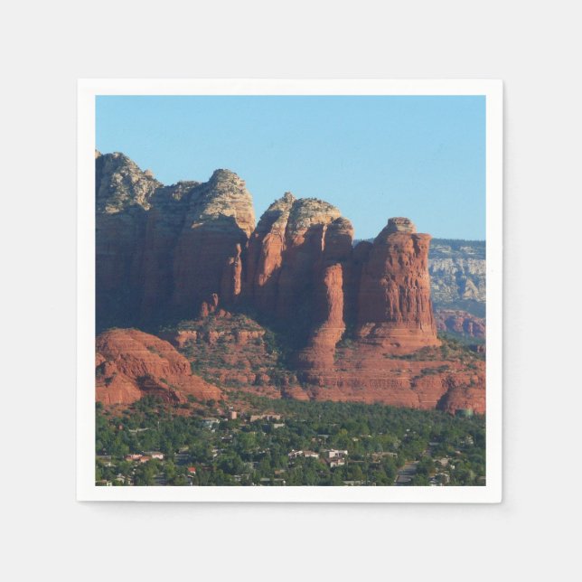 Coffee Pot Rock I in Sedona Arizona Napkin (Front)