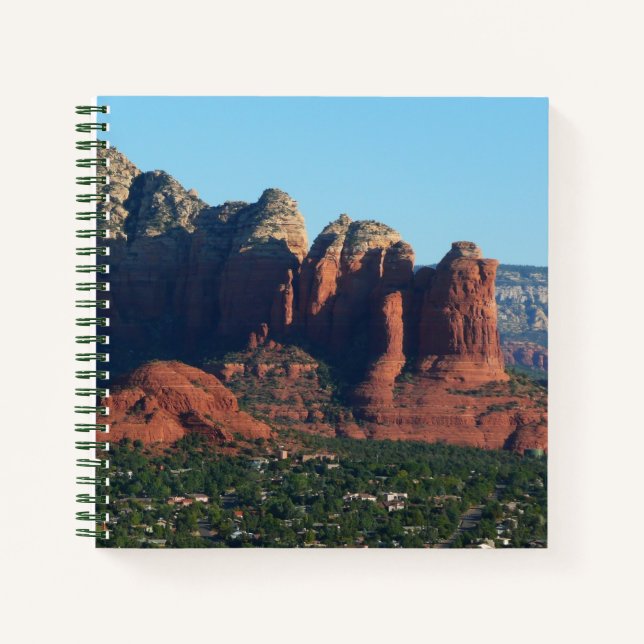 Coffee Pot Rock I in Sedona Arizona Notebook (Front)
