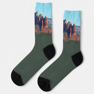 Coffee Pot Rock I in Sedona Arizona Socks