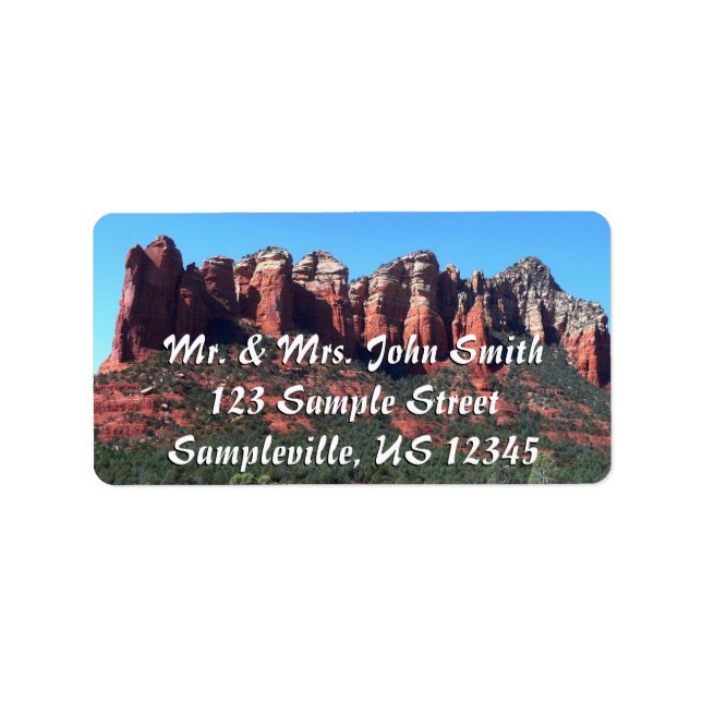 Coffee Pot Rock II in Sedona Arizona Label (Front)