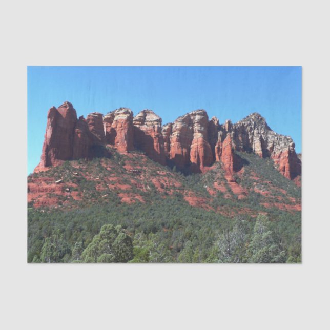 Coffee Pot Rock II in Sedona Arizona Tissue Paper (Front)