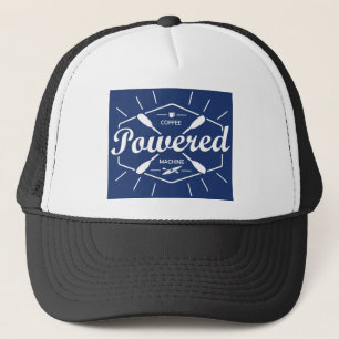 Coffee Powered Machine Kayak Trucker Hat