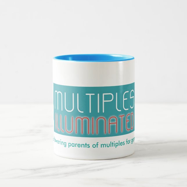 Coffee: Powering parents of multiples Mug (Center)