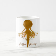 Coffee Pretty Roots Morphing Mug