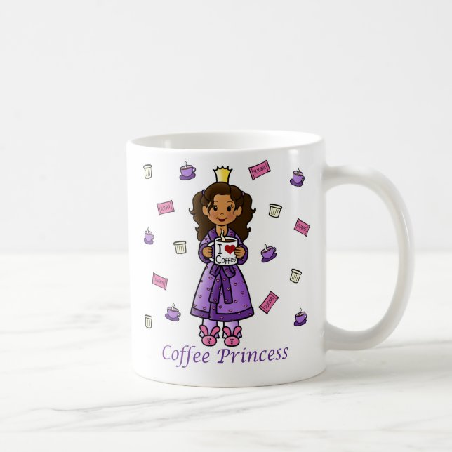 Coffee Princess Coffee Mug (Right)