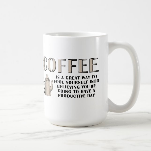 Coffee Productivity Mug (Right)