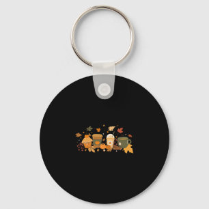 Coffee Pumpkin Latte Spice Coffee Love Fall Season Key Ring