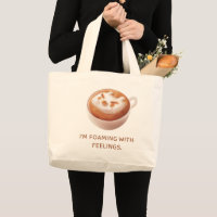 Coffee Pun: Iron T Foaming With Feelings Art