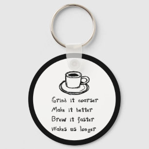 Coffee Punk Keychain
