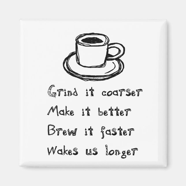 Coffee Punk Magnet (Front)