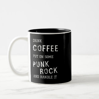 COFFEE & PUNK ROCK MUG