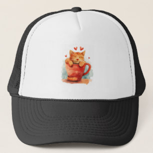 Coffee Purrfection Trucker Hat