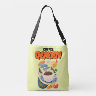 Coffee Queen – Perfect Gift for Coffee Lo Crossbody Bag