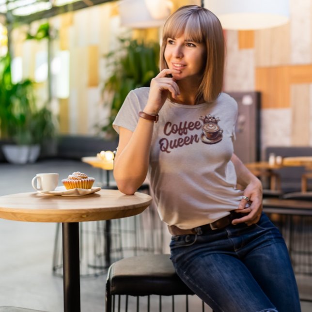 Coffee Queen Tri-Blend Shirt (Creator Uploaded)
