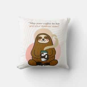 coffee quote cushion