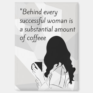 coffee quote magnet