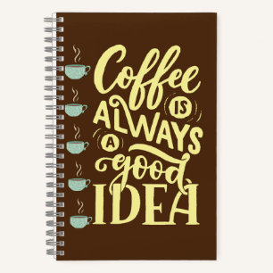 coffee quote notebook