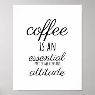 Coffee Quotes, Coffee sayings, Coffee phrases Poster