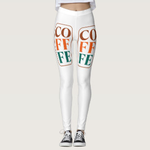 COFFEE Retro Leggings for Coffee Lovers