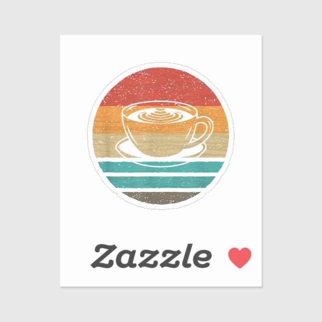 Coffee Retro Style Vintage (Sheet)