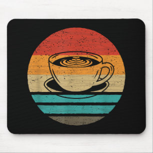Coffee Retro Style Vintage Mouse Pad