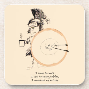 coffee ring doodle coaster
