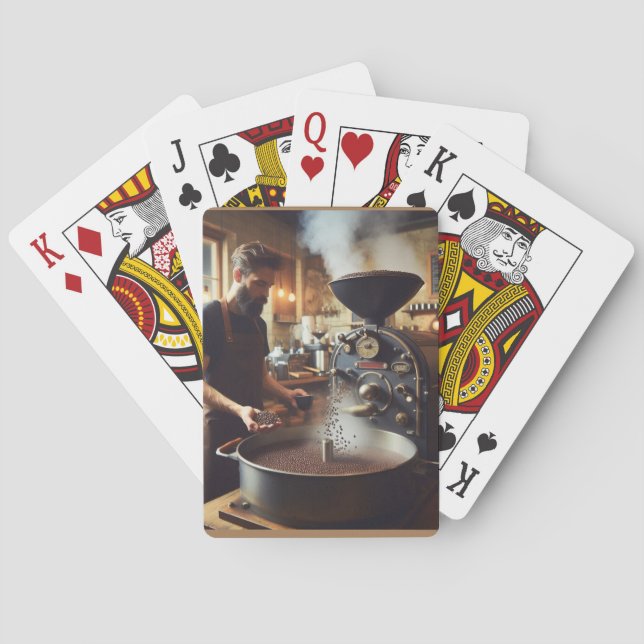 Coffee Roaster Playing Cards (Back)
