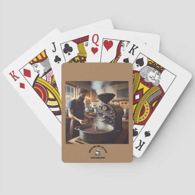Coffee Roaster Playing Cards (Back)