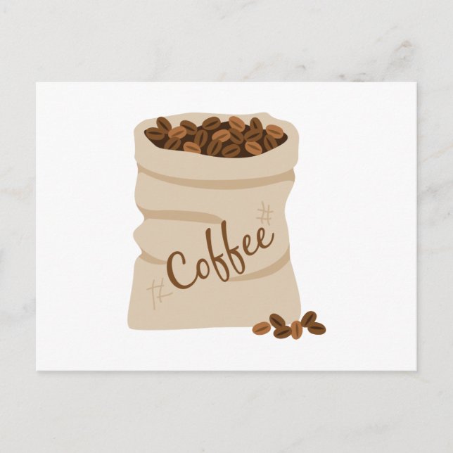 Coffee Sack Postcard (Front)
