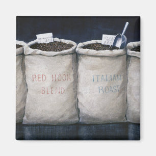 Coffee Sacks 1990 Magnet