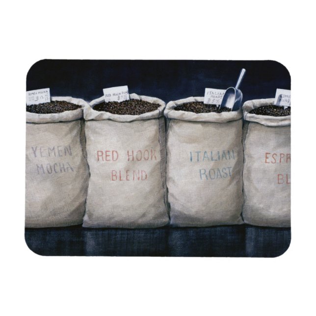 Coffee Sacks 1990 Magnet (Horizontal)