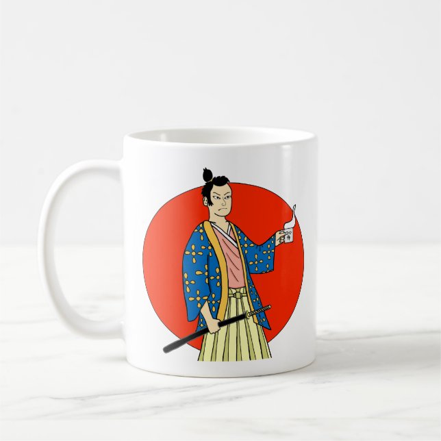 Coffee Samurai Coffee Mug (Left)
